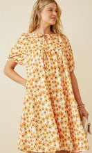 Load image into Gallery viewer, Floral Tie Detail Short Sleeve Dress
