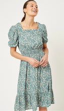 Load image into Gallery viewer, Floral Square Neck Midi Dress
