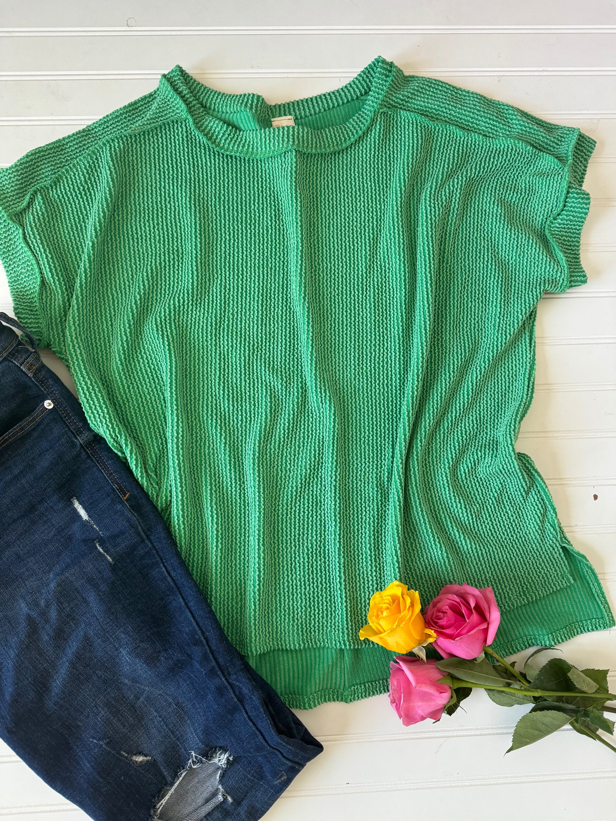 Solid Ribbed Top – Oaks lane apparel Solid Ribbed Top – Oaks lane apparel