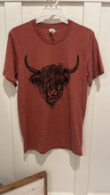 Load image into Gallery viewer, Highland Cow Graphic Tee
